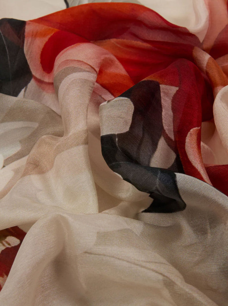 THE SCARF COMPANY SAFFRON SILK SCARF