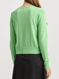 TOORALLIE FINE CREW CARDIGAN