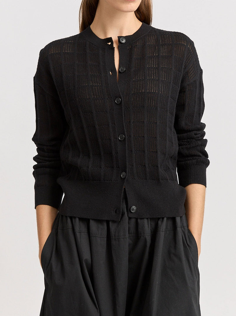 TOORALLIE OPEN STITCH CARDIGAN