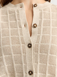 TOORALLIE OPEN STITCH CARDIGAN