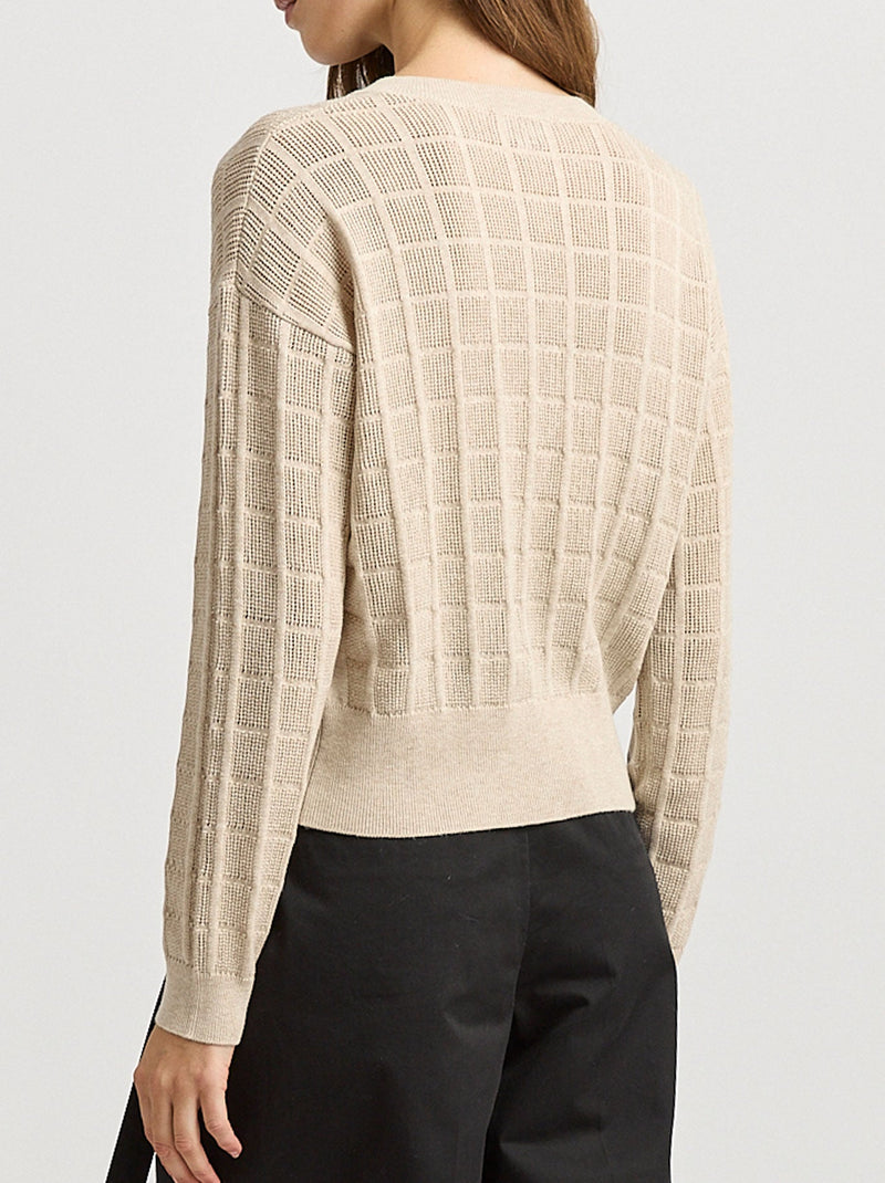 TOORALLIE OPEN STITCH CARDIGAN