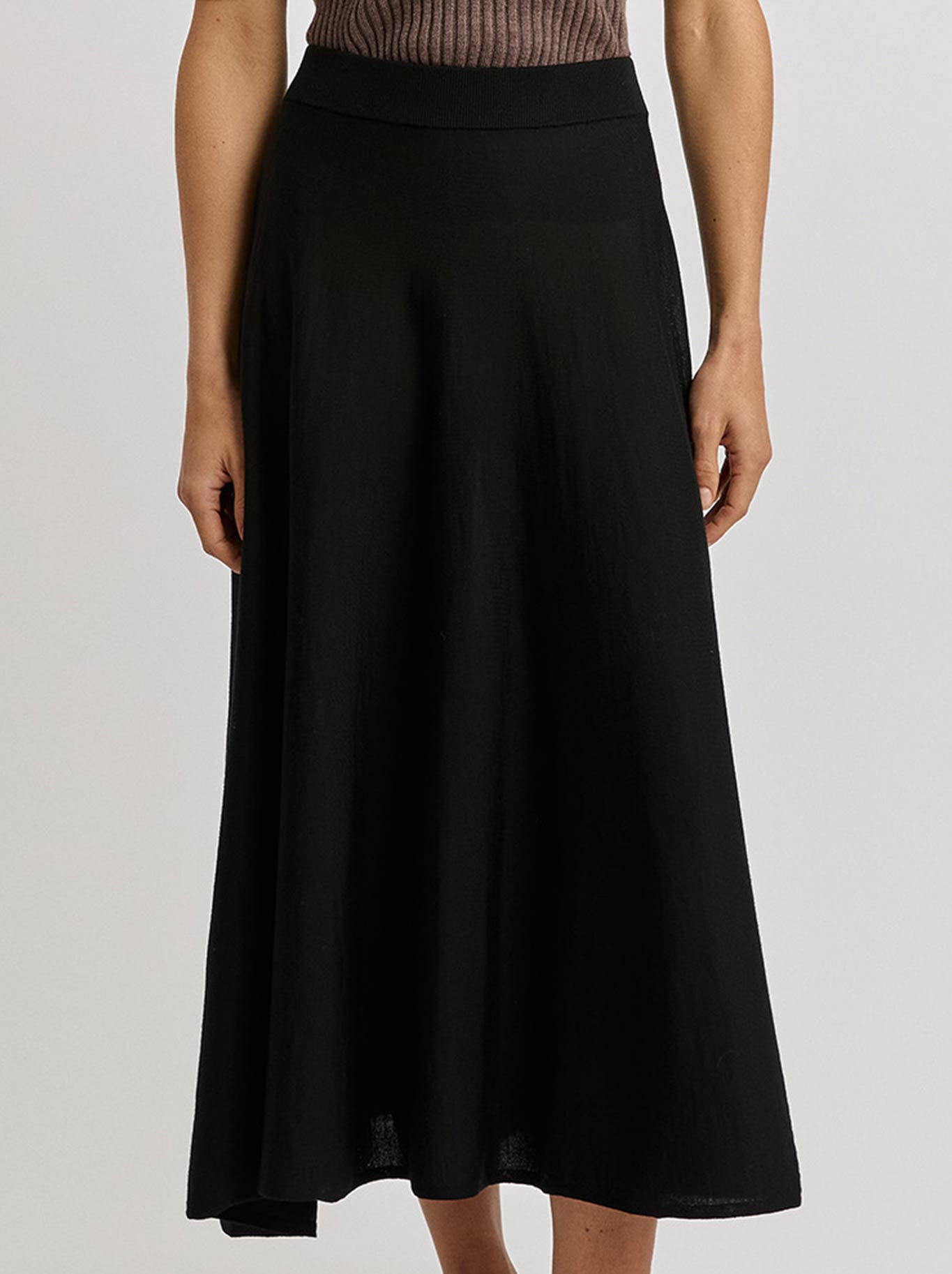 TOORALLIE A-LINE MIDI SKIRT
