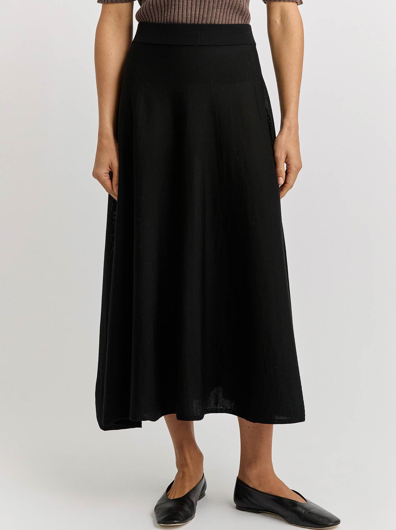 TOORALLIE A-LINE MIDI SKIRT