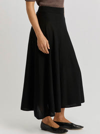 TOORALLIE A-LINE MIDI SKIRT