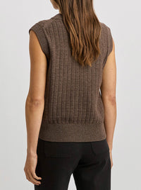 TOORALLIE GRID KNIT VEST