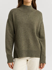 TOORALLIE SPLIT NECK FUNNEL