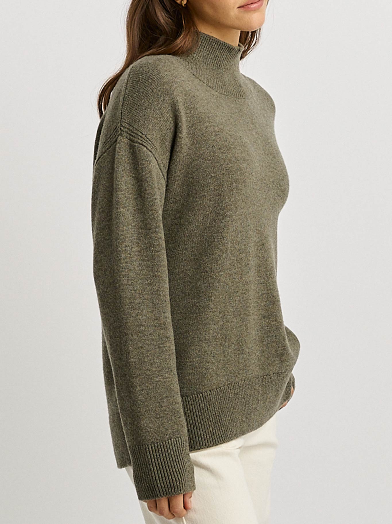 TOORALLIE SPLIT NECK FUNNEL