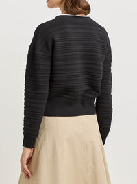 TOORALLIE PARALLEL KNIT CARDI