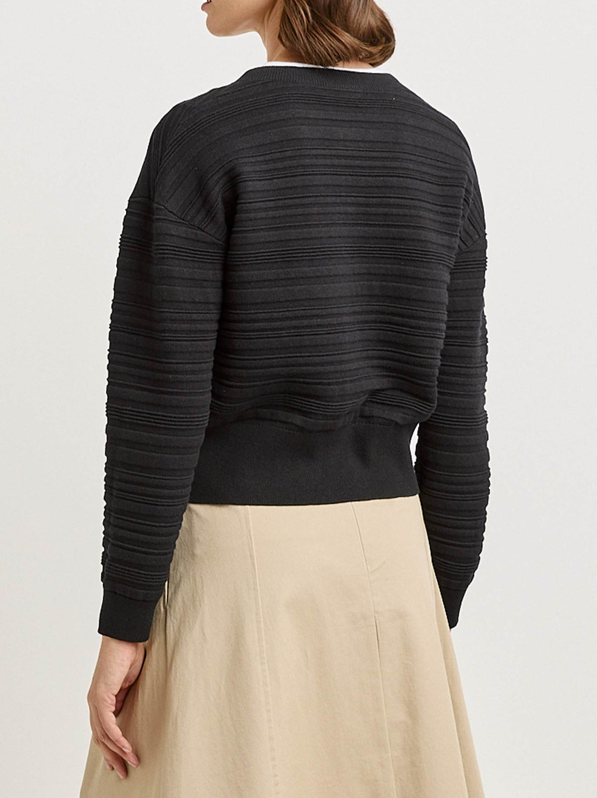 TOORALLIE PARALLEL KNIT CARDI