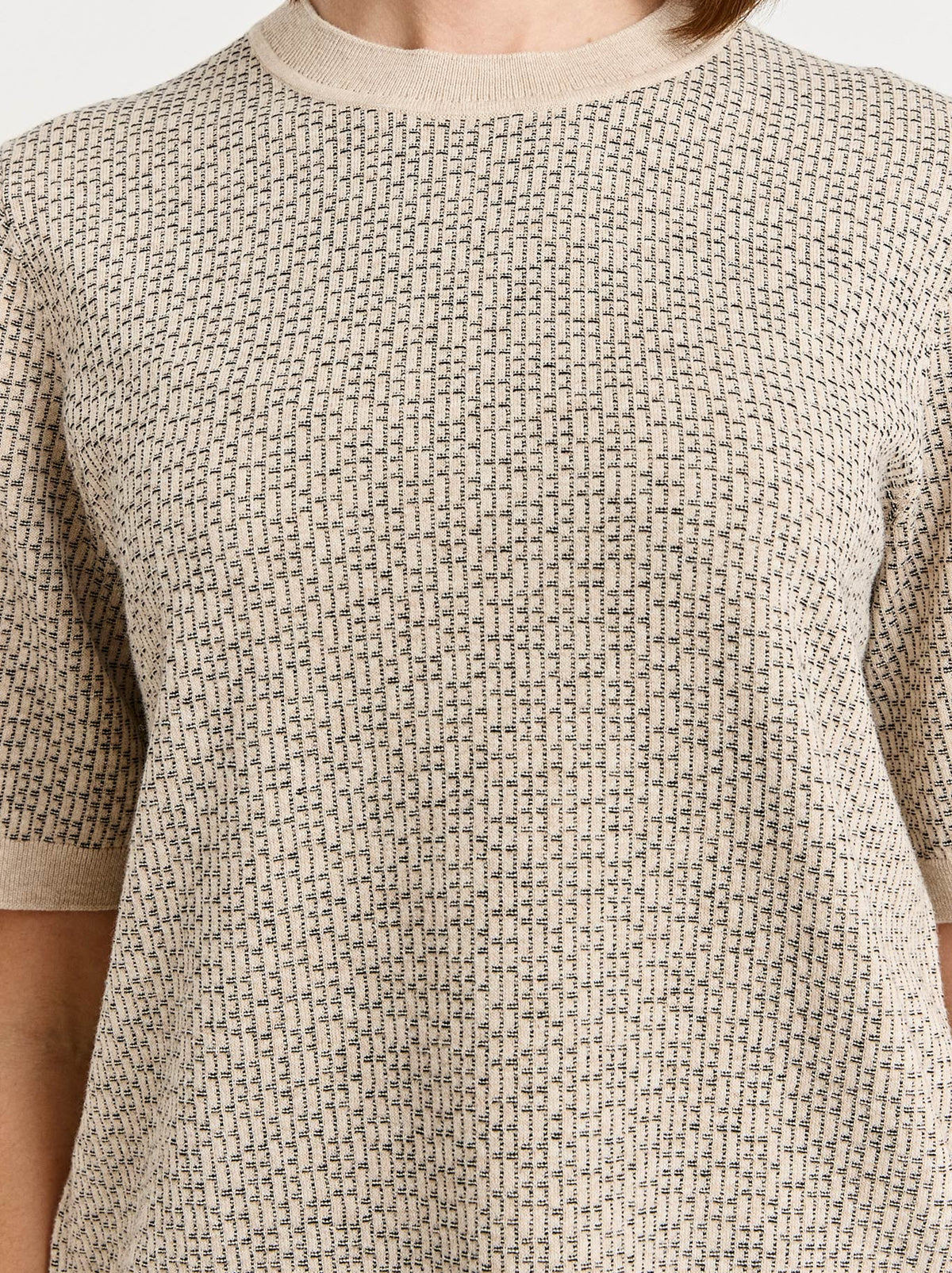 TOORALLIE MATRIX KNIT TOP