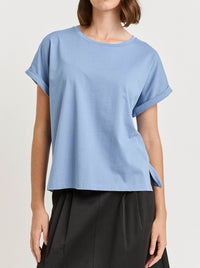 TOORALLIE ROLLED SLEEVE ORGANIC COTTON TEE