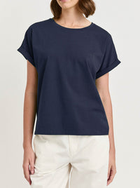 TOORALLIE ROLLED SLEEVE ORGANIC COTTON TEE