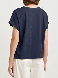 TOORALLIE ROLLED SLEEVE ORGANIC COTTON TEE