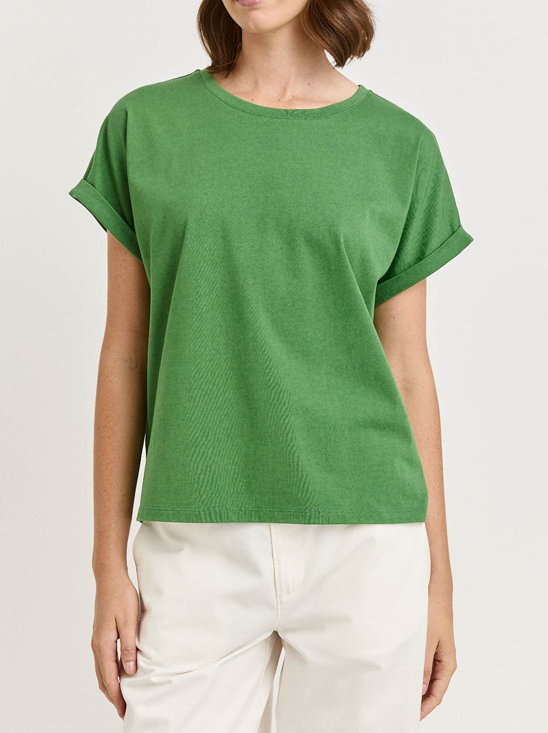 TOORALLIE ROLLED SLEEVE ORGANIC TEE