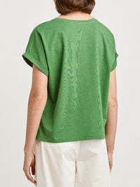 TOORALLIE ROLLED SLEEVE ORGANIC COTTON TEE