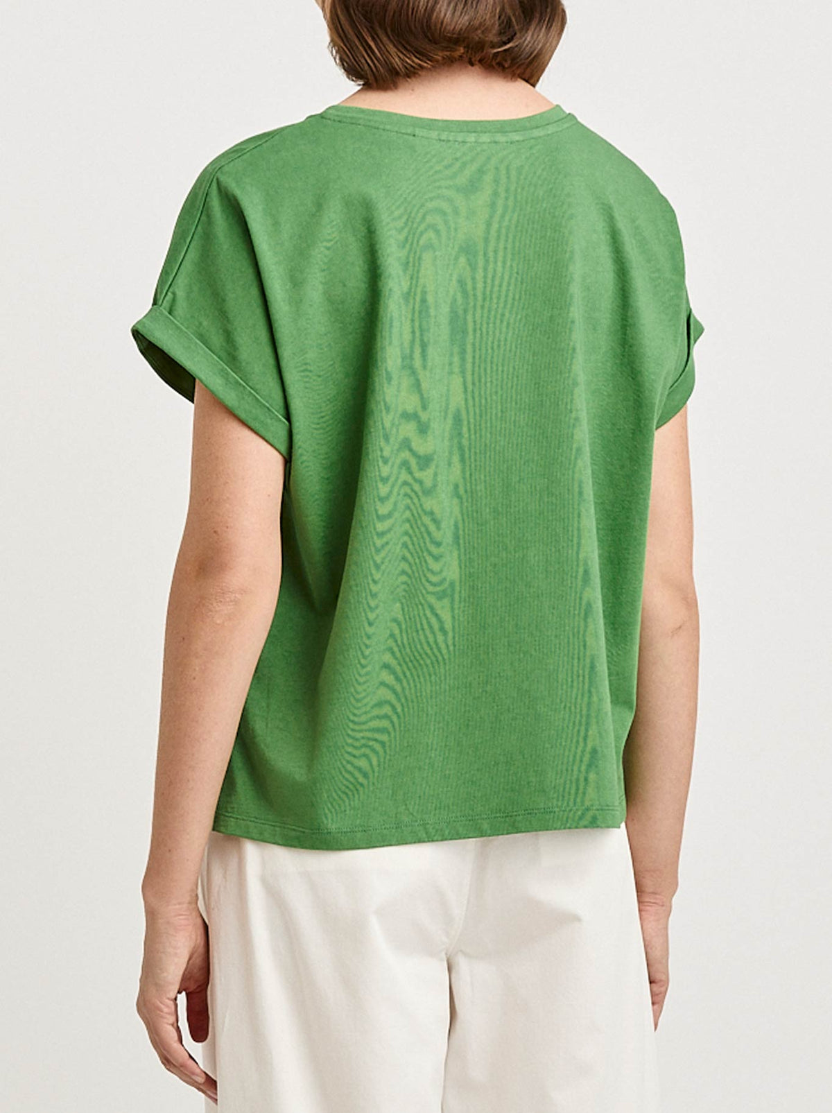 TOORALLIE ROLLED SLEEVE ORGANIC COTTON TEE