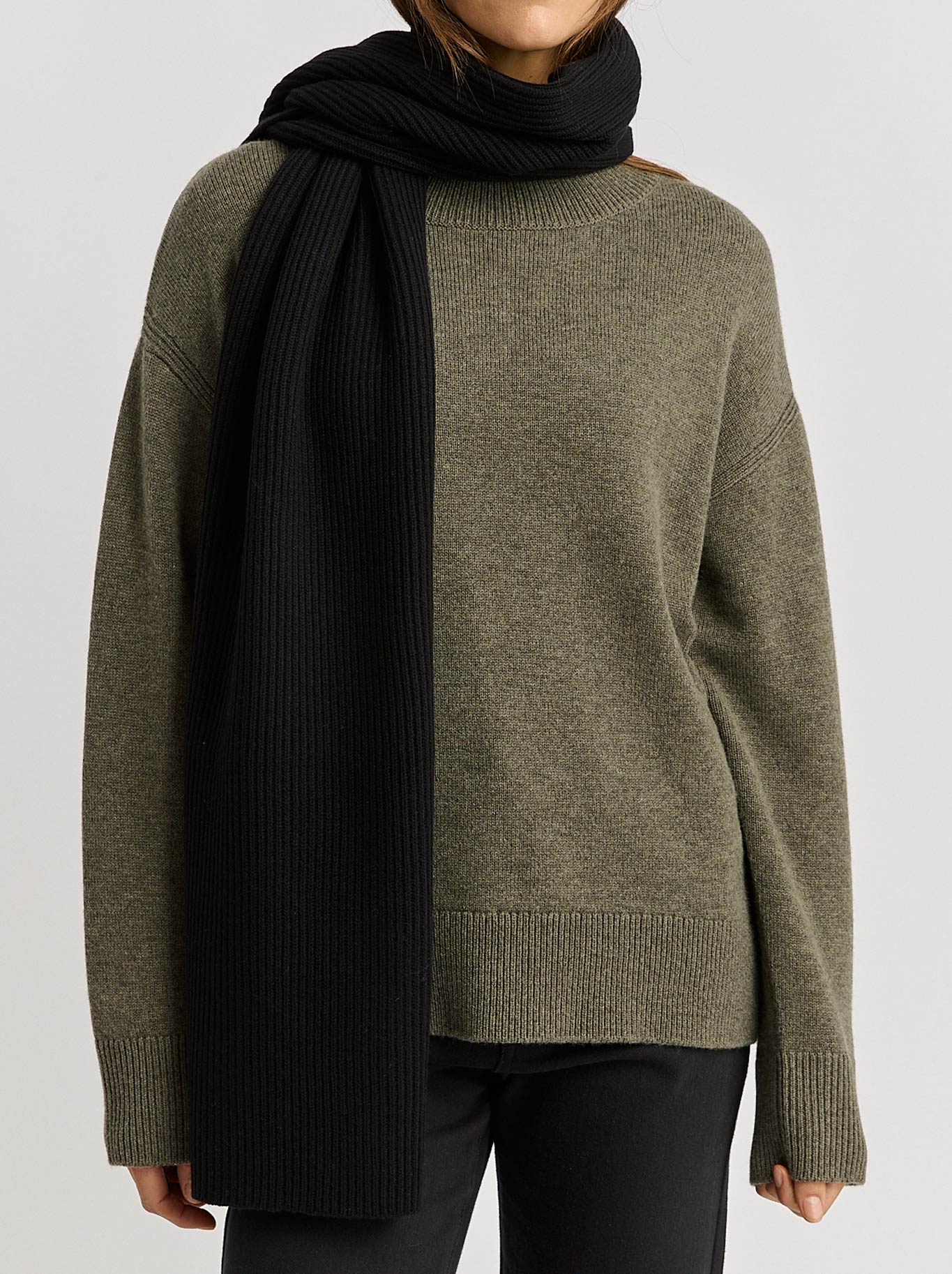 TOORALLIE FINE RIB SCARF