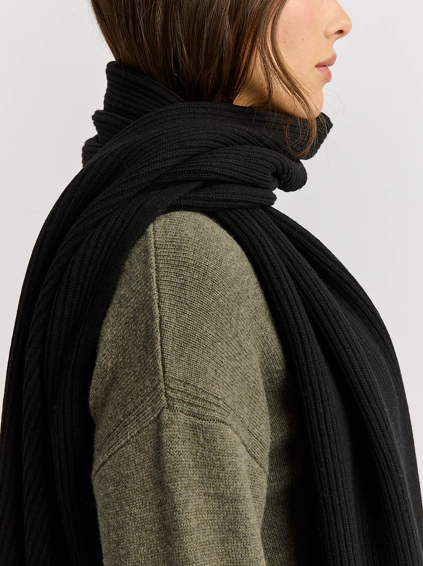 TOORALLIE FINE RIB SCARF