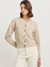 TOORALLIE PARALLEL KNIT CARDI