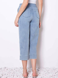 UP! DENIM WIDE CROP PANT