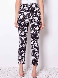 UP! BOTANIC BLACK TECHNO ANKLE PANT