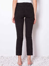 UP! SOLID TEXTURED JACQUARD ANKLE PANT