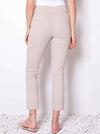 UP! SOLID TEXTURED JACQUARD ANKLE PANT