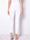 UP! SOLID TEXTURED JACQUARD ANKLE PANT