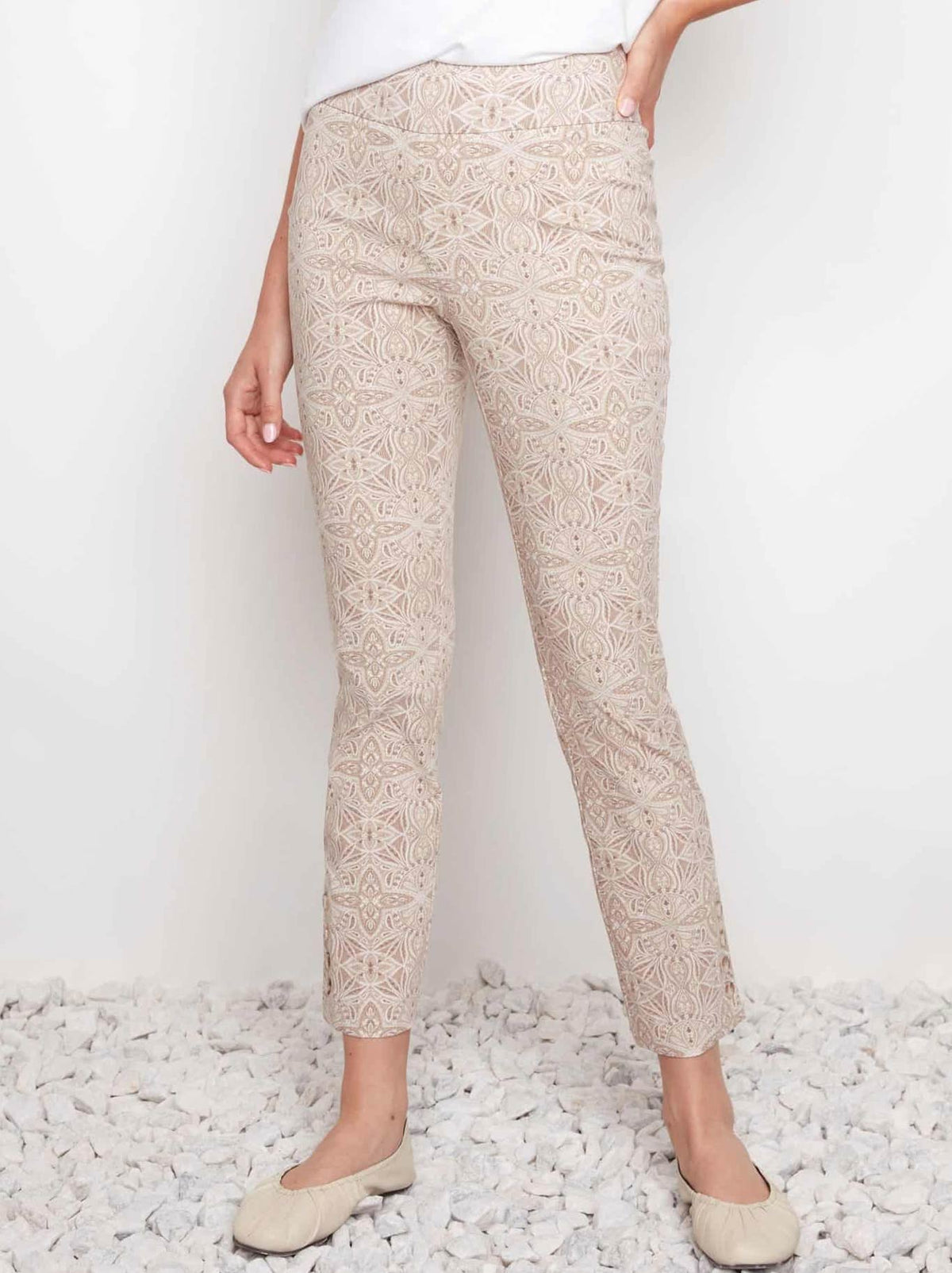 UP! TECHNO BUTTON VENT ANKLE PANT