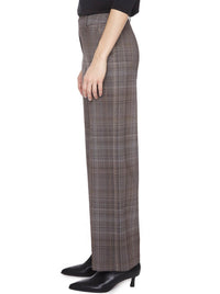 UP! FULL LENGH WIDE LEG PLAID PONTE PANT