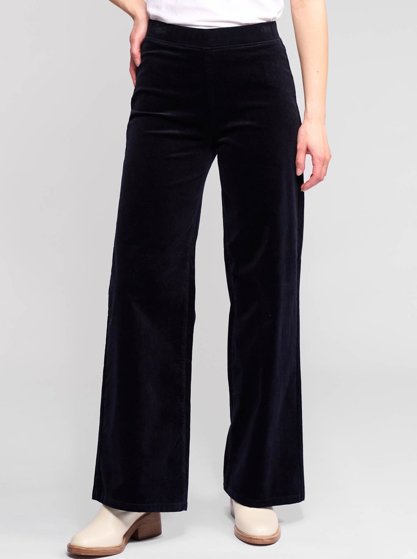 VASSALLI CORD WIDE LEG PULL ON