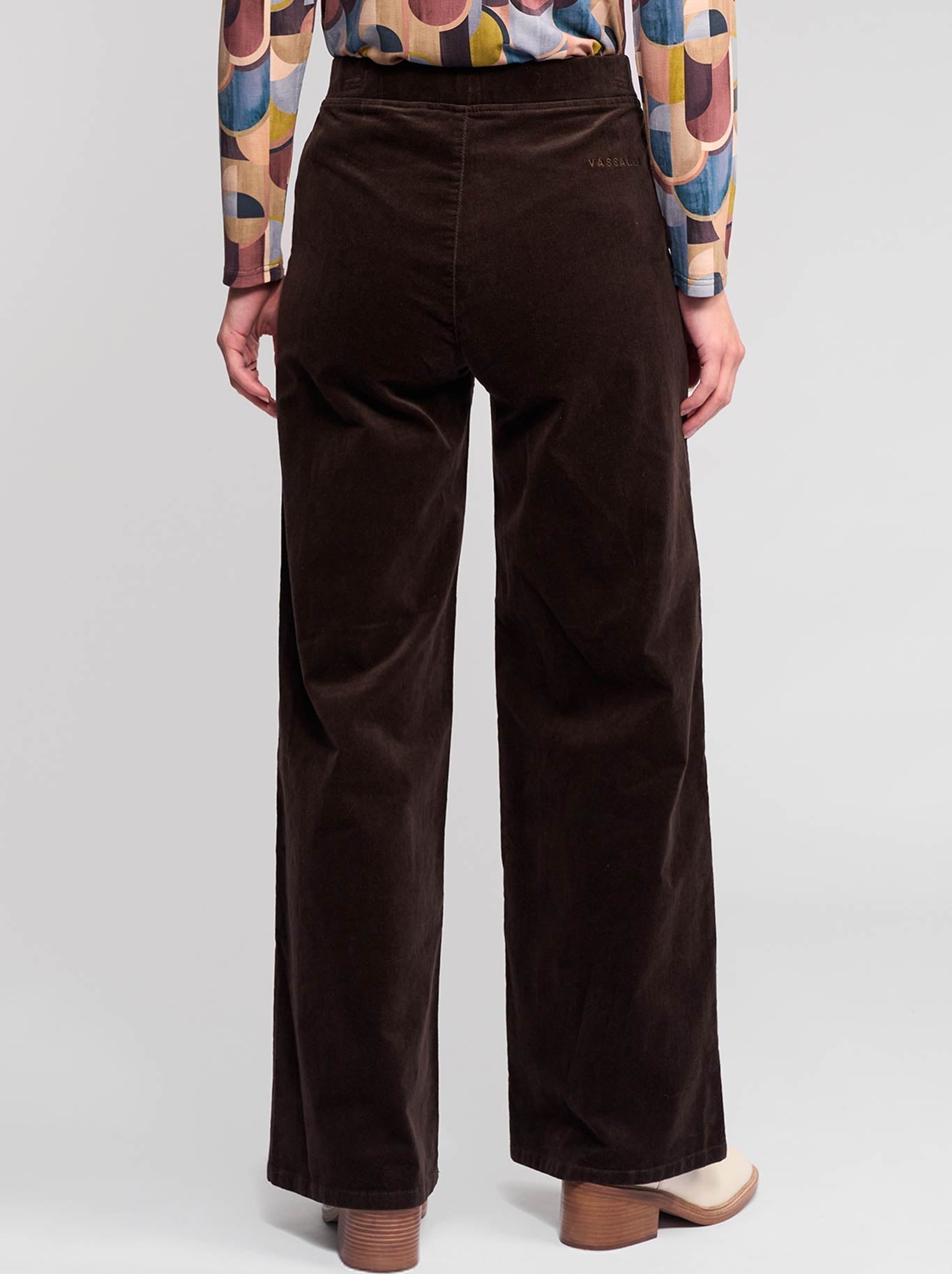 VASSALLI CORD WIDE LEG PULL ON
