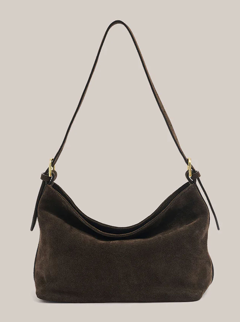 VESTIRSI EDEN SUEDE SHOULDER BAG