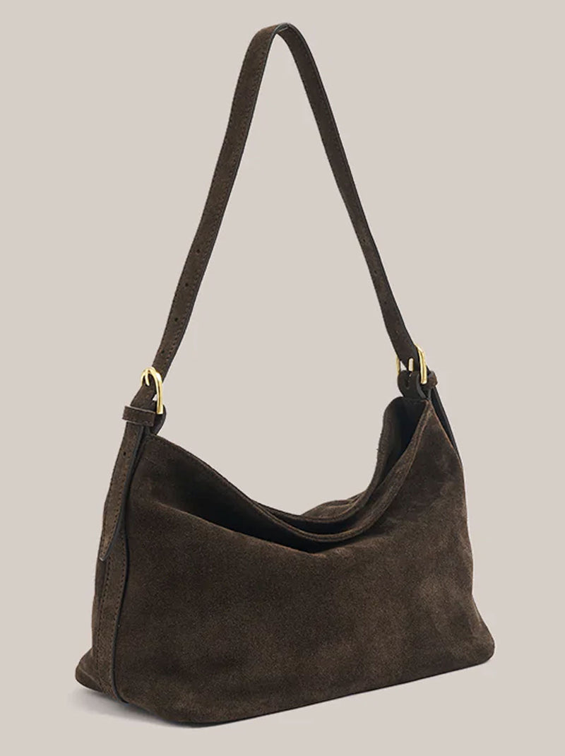 VESTIRSI EDEN SUEDE SHOULDER BAG