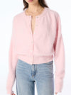 WORLD OF NOMADS FRANKIE CREW NECK CASHMERE CARDIGAN