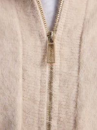 WORLD OF NOMADS FELIX ZIP CASHMERE CARDIGAN