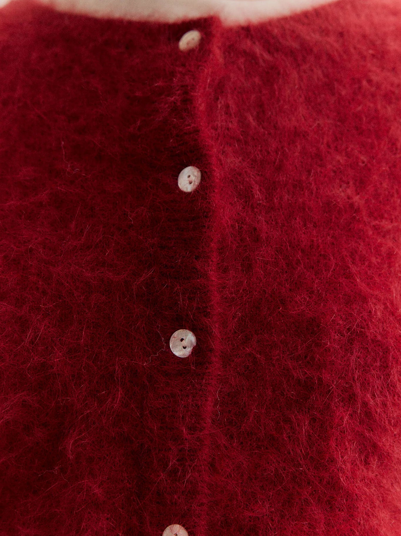 WORLD OF NOMADS FRANKIE CREW NECK CASHMERE CARDIGAN
