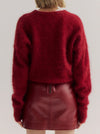 WORLD OF NOMADS FRANKIE CREW NECK CASHMERE CARDIGAN