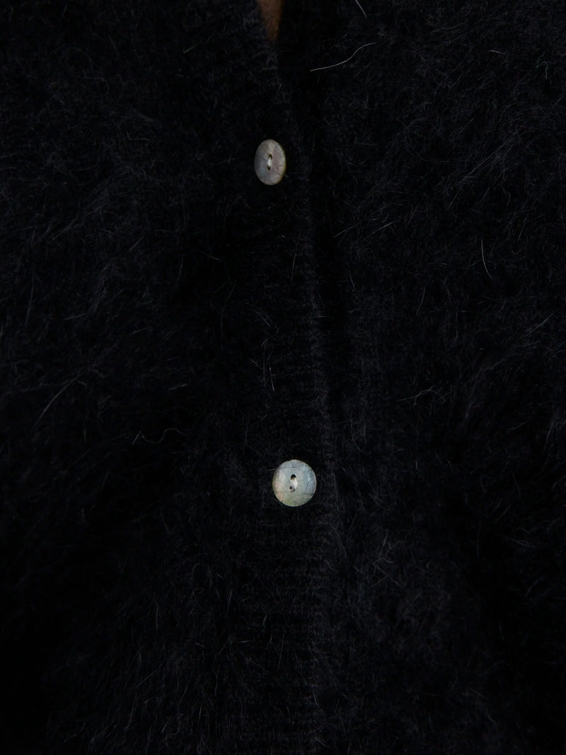 WORLD OF NOMADS FRANKIE CREW NECK CASHMERE CARDIGAN