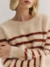 WORLD OF NOMADS TARA CASHMERE STRIPE KNIT