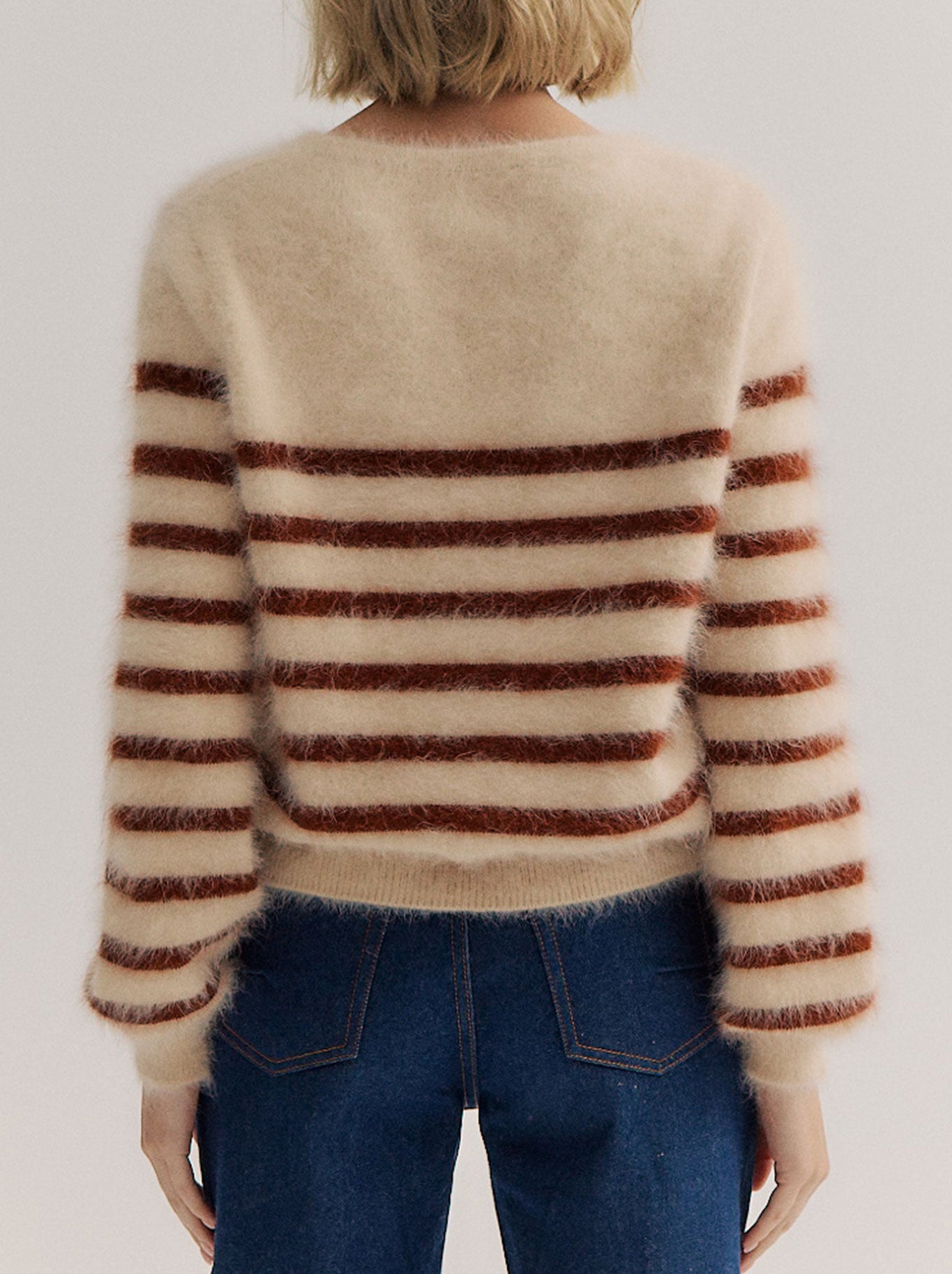 WORLD OF NOMADS TARA CASHMERE STRIPE KNIT