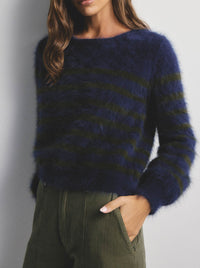 WORLD OF NOMADS TARA STRIPE CASHMERE KNIT