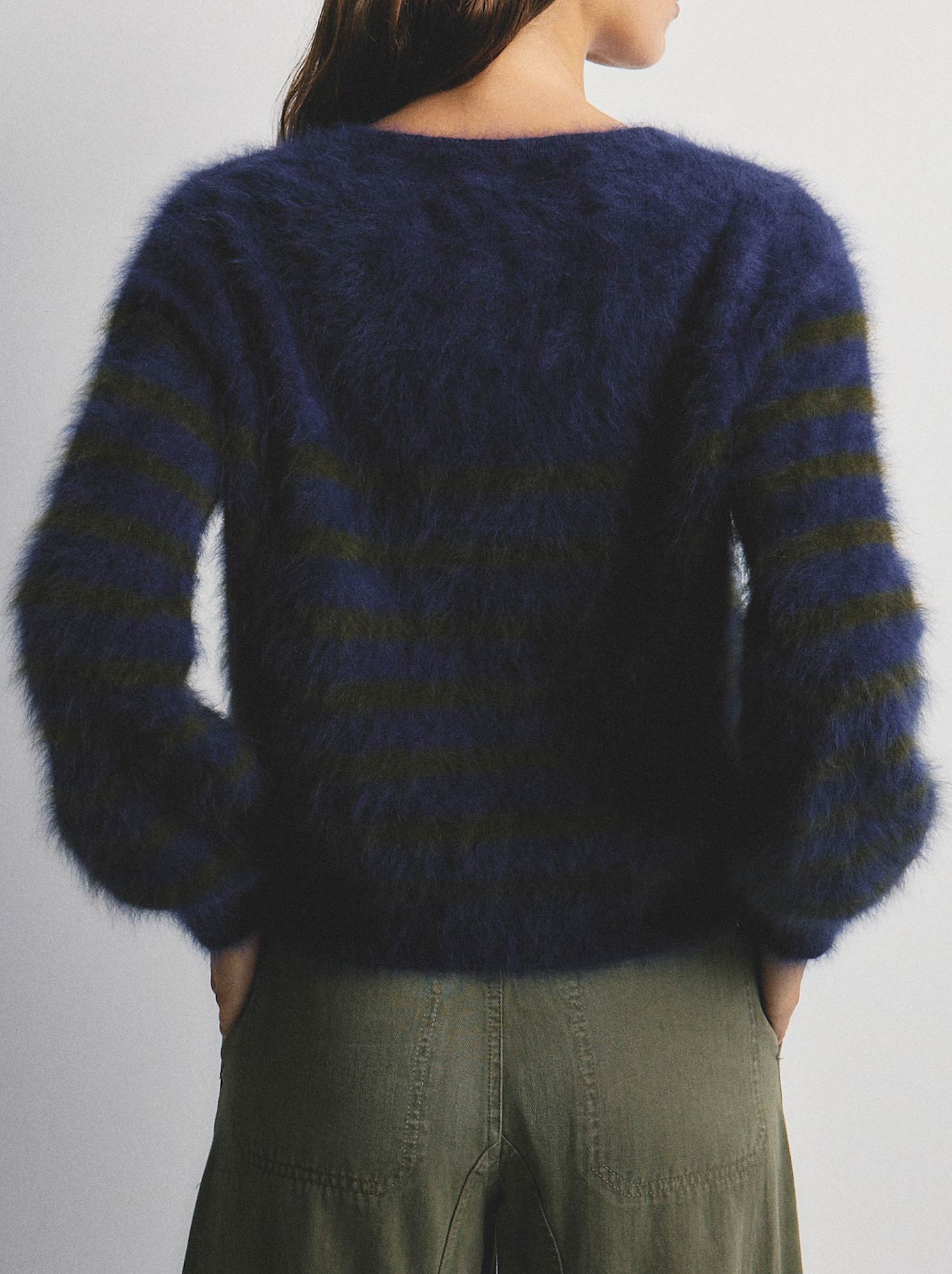 WORLD OF NOMADS TARA STRIPE CASHMERE KNIT