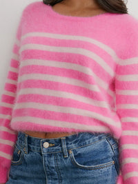 WORLD OF NOMADS TARA CASHMERE STRIPE KNIT
