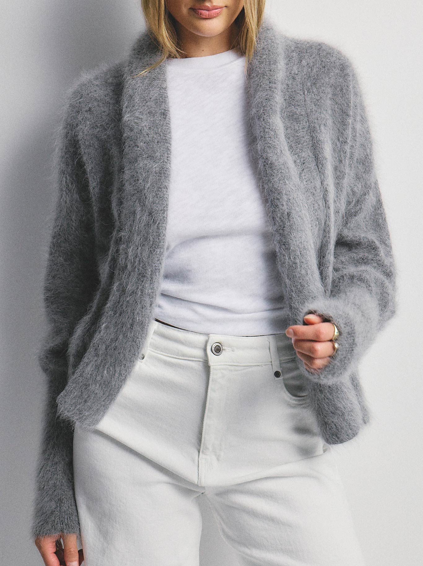 WORLD OF NOMADS ZOE CROP OPEN CARDI