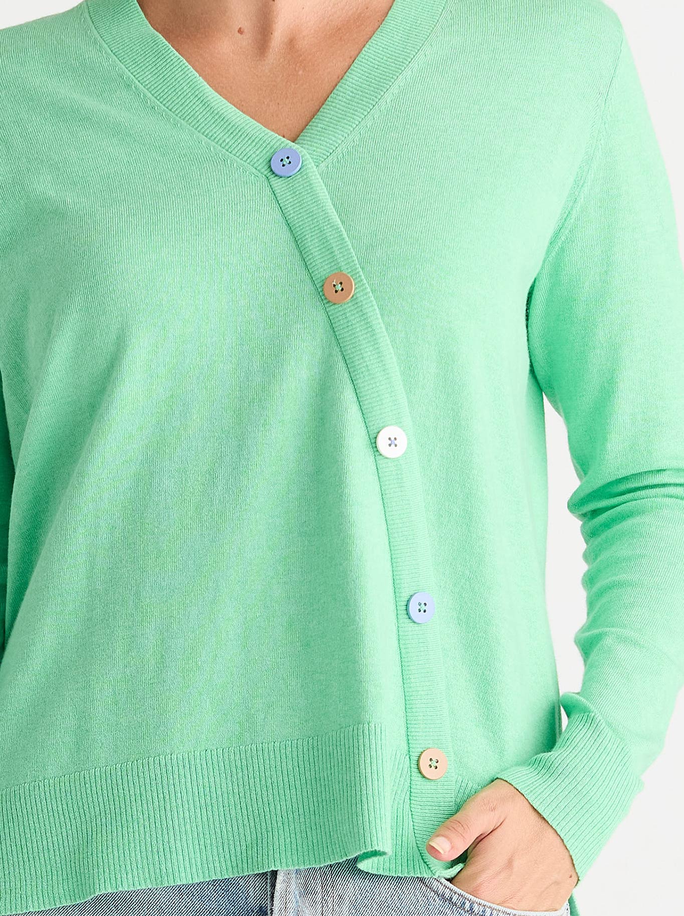 ZAKET & PLOVER BUTTON ANGLE TOP