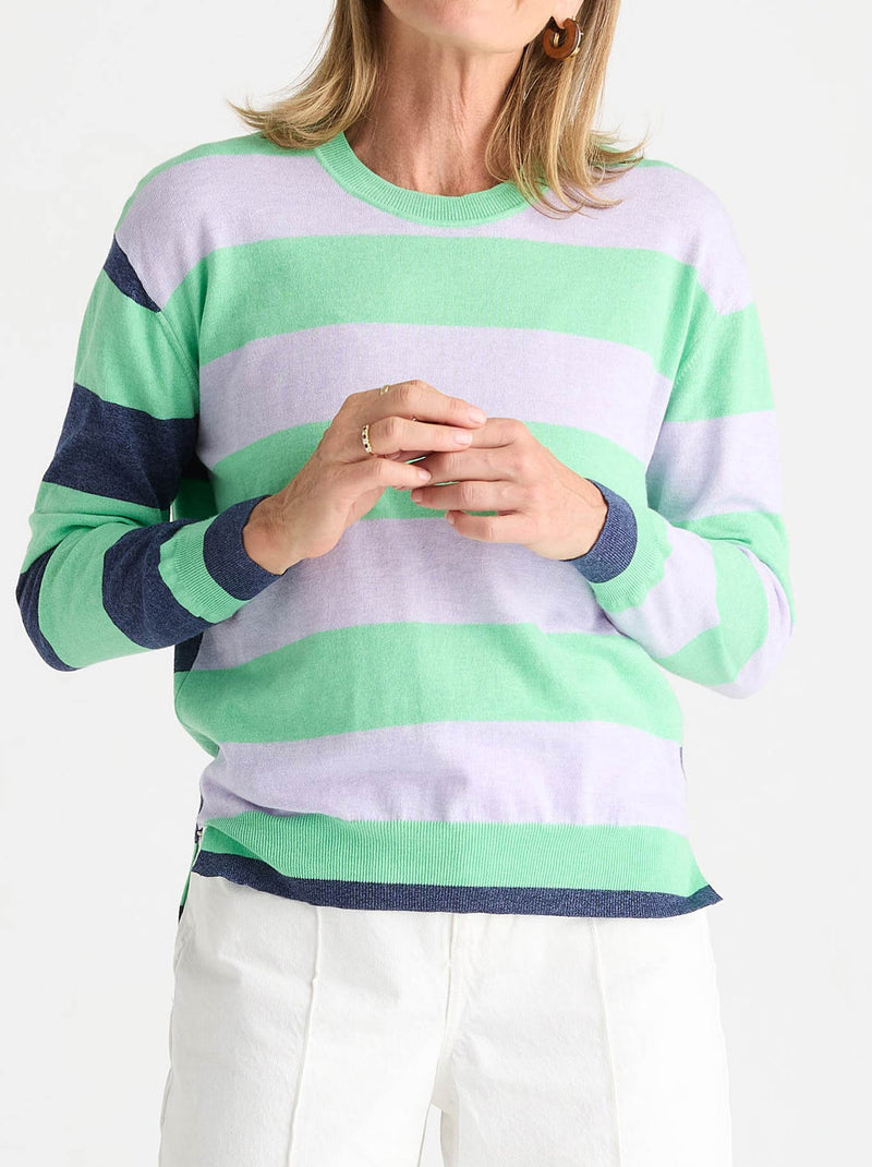ZAKET & PLOVER COASTAL STRIPE KNIT