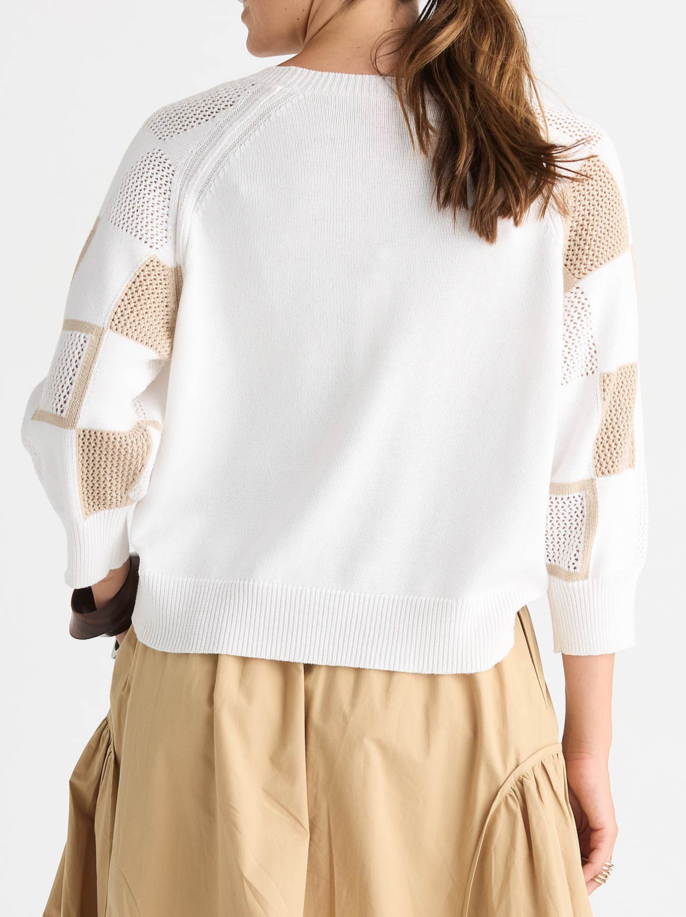 ZAKET & PLOVER PATCH POINTELLE TOP
