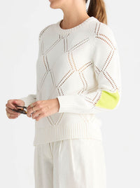 ZAKET & PLOVER DIAMOND DETAIL JUMPER