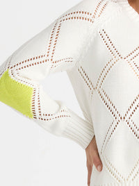 ZAKET & PLOVER DIAMOND DETAIL JUMPER